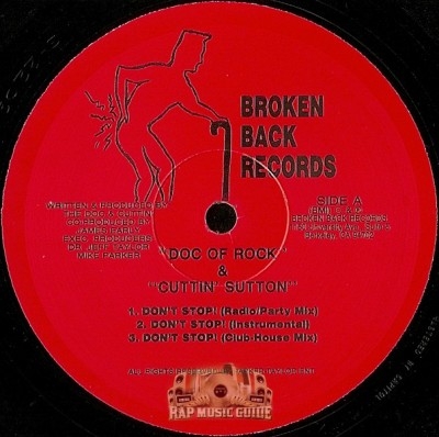 Doc Of Rock & Cuttin' Sutton - Don't Stop